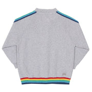 Flat shot of retro knit zippy