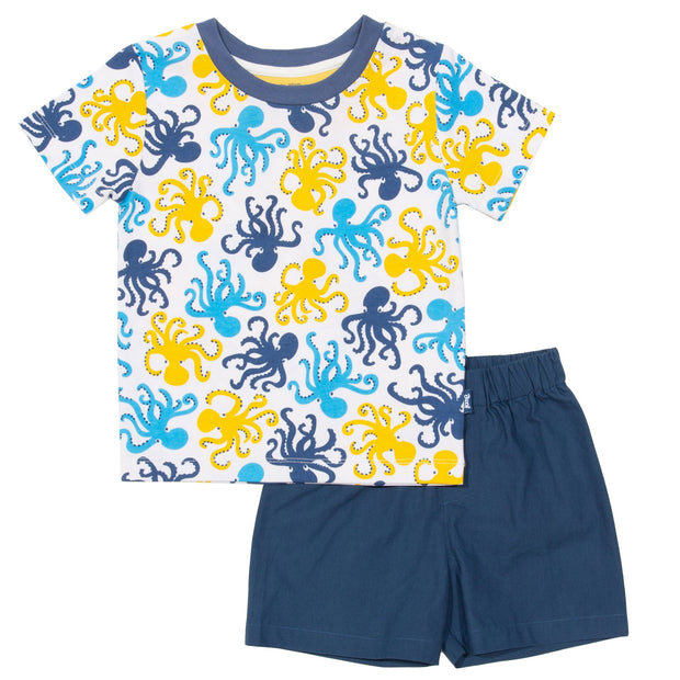 Flat shot of octopus pyjamas