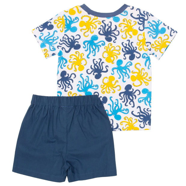 Flat shot of octopus pyjamas