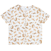 Flat shot of burstock blouse cat kingdom