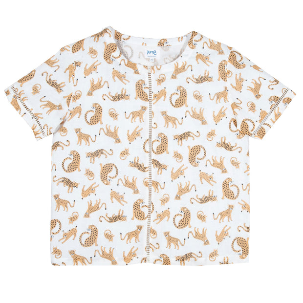 Flat shot of burstock blouse cat kingdom