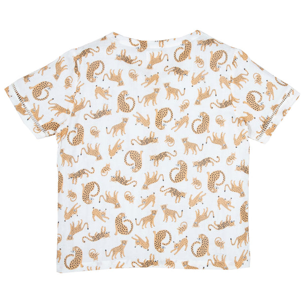 Flat shot of burstock blouse cat kingdom