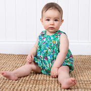 Baby girl in flutterby romper