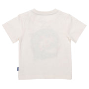 Flat shot of curly croc t-shirt