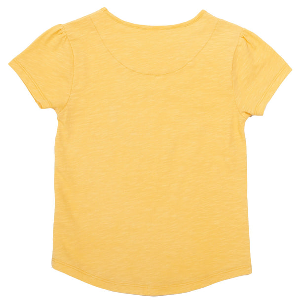 Flat shot of daisy heart t-shirt