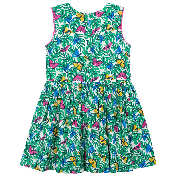 Flat shot of flutterby dress