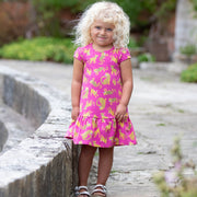 Girl in cat kingdom dress
