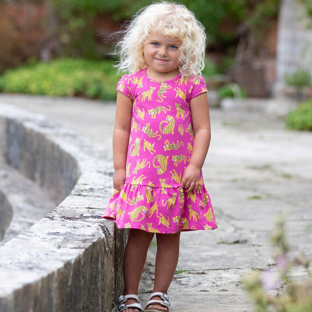 Girl in cat kingdom dress