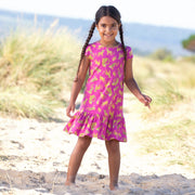 Girl in cat kingdom dress