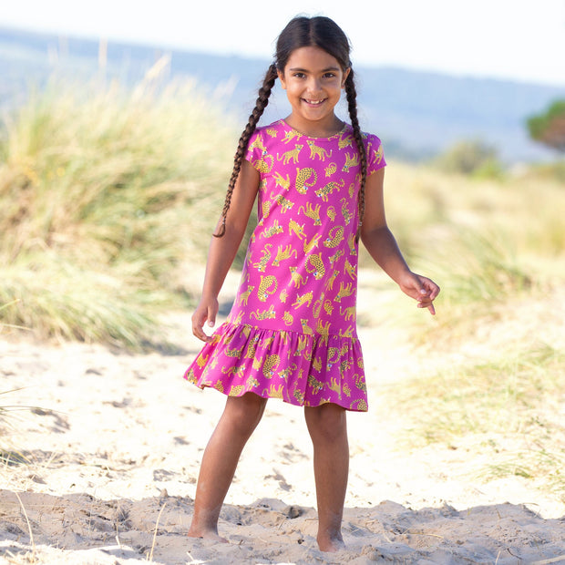 Girl in cat kingdom dress