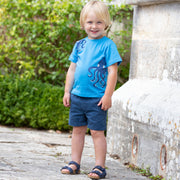 Boy in octopus t-shirt