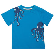 Flat shot of octopus t-shirt