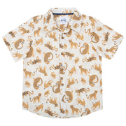 Flat shot of cat kingdom shirt