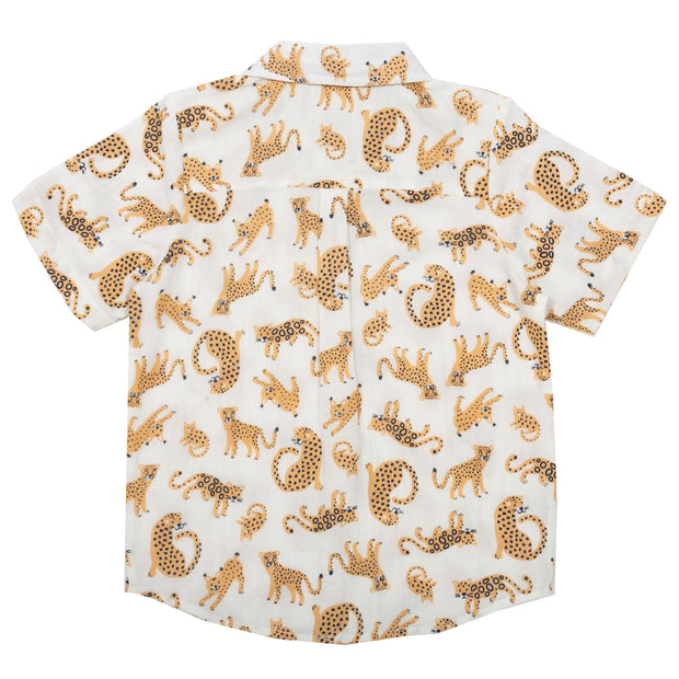 Flat shot of cat kingdom shirt