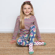 Girl in my pony socks