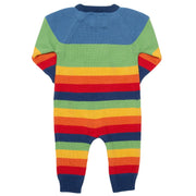 Flat shot of hedgehog knit romper