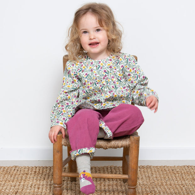 Girl in prairie blouse