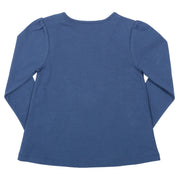 Flat shot of rainbow flower tunic