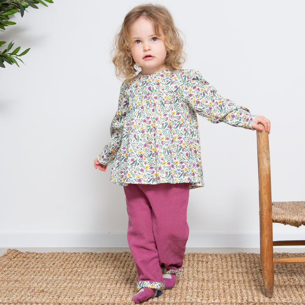 Girl in prairie pull ups