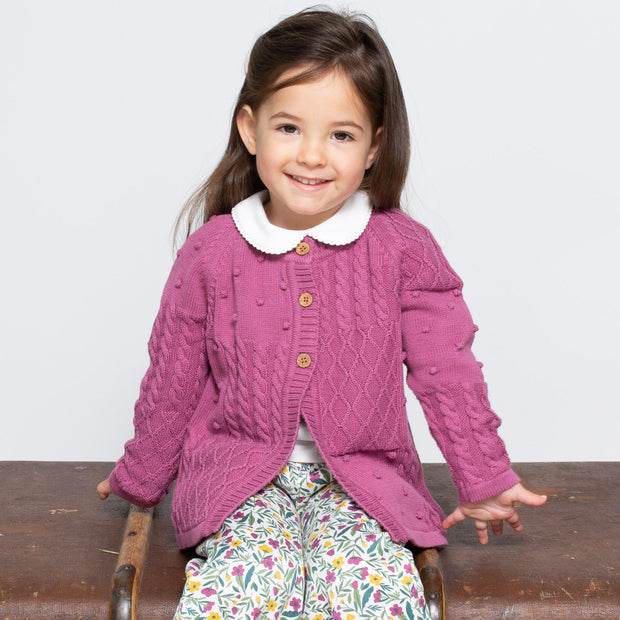 Girl in prairie cardi
