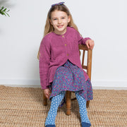 Girl in prairie cardi