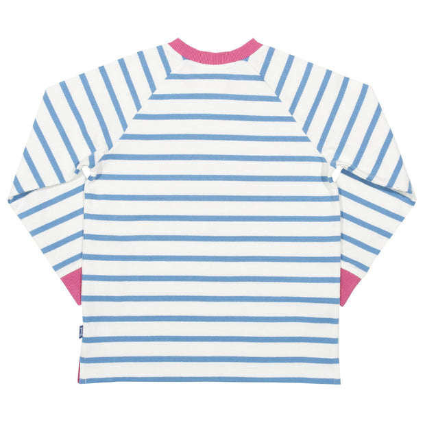 Flat shot of foxy flower sweatshirt