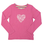 Flat shot of ditsy heart t-shirt