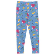 Flat shot of animal ramble leggings