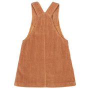 Flat shot of jumbo cord pinafore