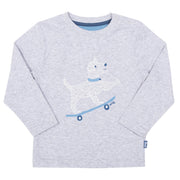 Flat shot of skater pup t-shirt