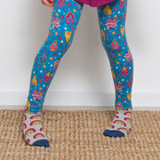 Girl in castle on a cloud socks