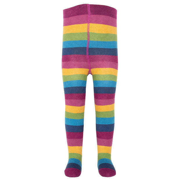 Flat shot of rainbow tights