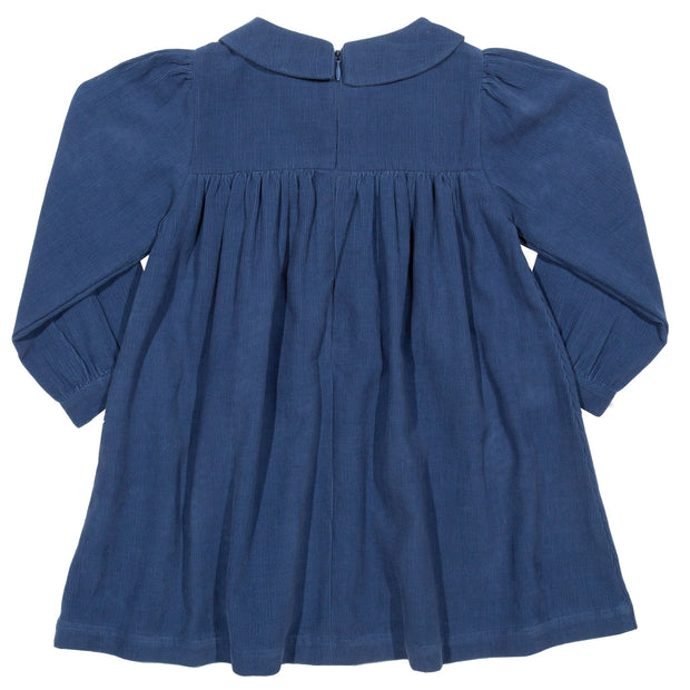 Flat shot of pretty pansy dress