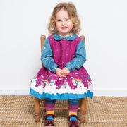 Girl in little flora blouse