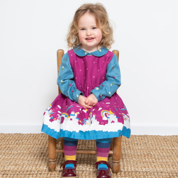 Girl in little flora blouse