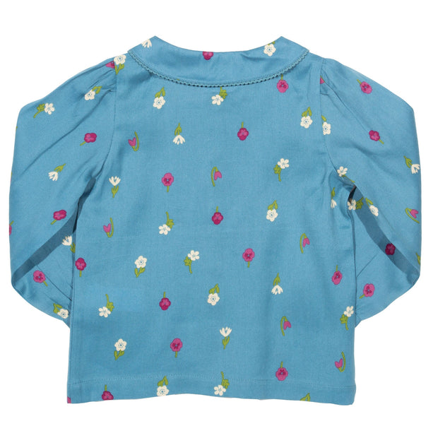 Flat shot of little flora blouse