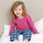 Girl in cranborne pyjamas