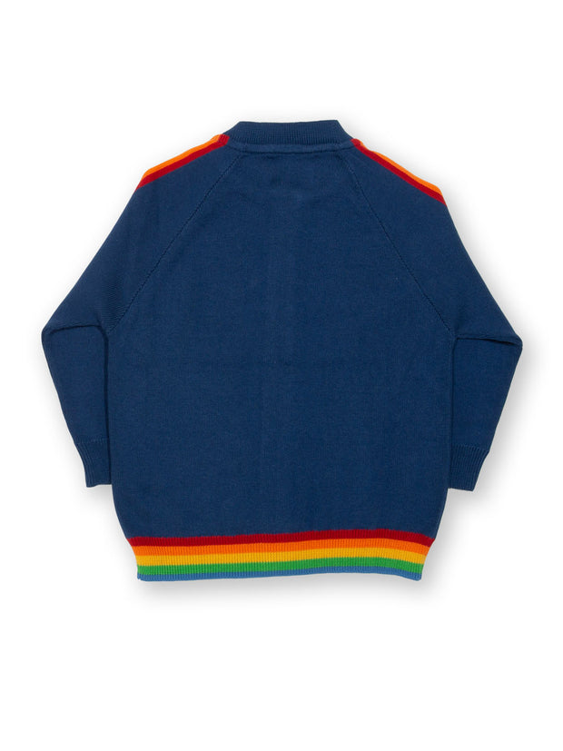 Retro knit zippy