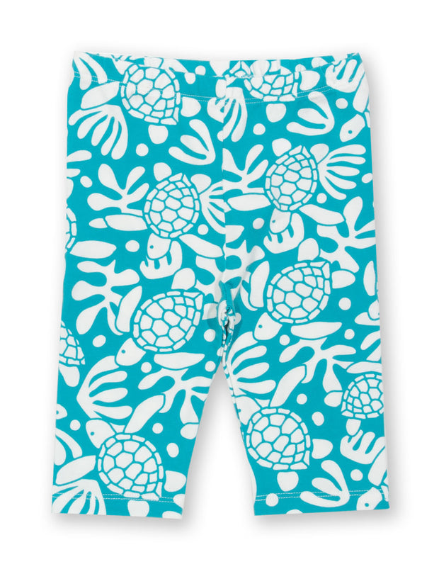 Sea turtle pedal pushers