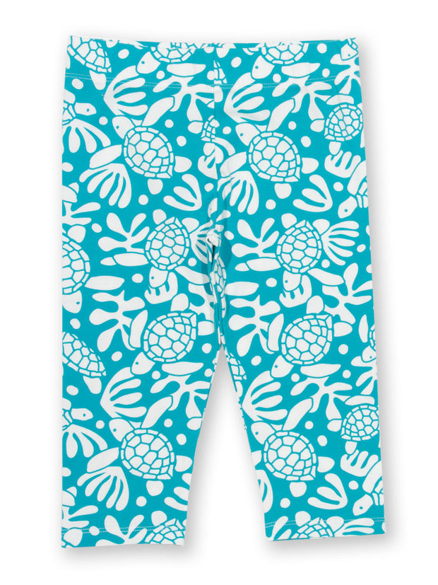 Sea turtle pedal pushers