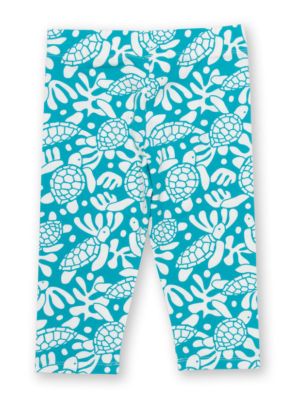 Sea turtle pedal pushers