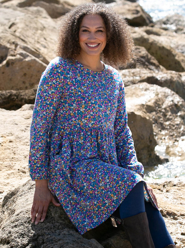 Harbour jersey dress faraway ditsy