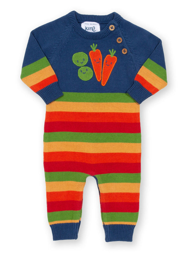 Veggie knit romper