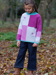 Denim cropped pull ons