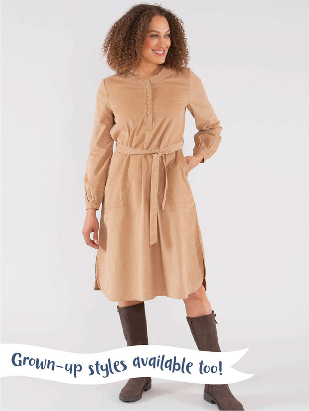 Cosy cord pull ons sesame