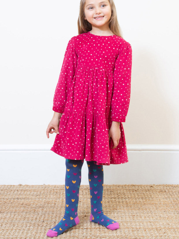 Rainbow heart tights