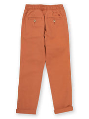 Comfy chinos burnt orange