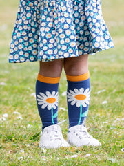 Kite - Girls organic daisy socks - Two pack