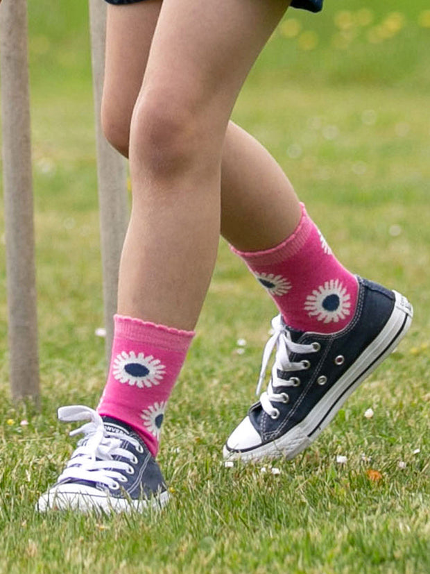 Kite - Girls organic puppy pals socks - Three pack