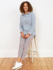 Kite - Womens organic Lytchett 7/8 leggings petal perfume - All-over print - Deep elasticated waistband